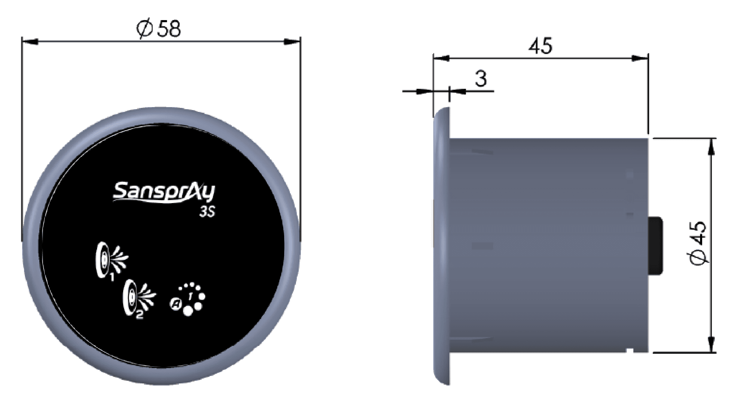 Imagens Dimensões do produto